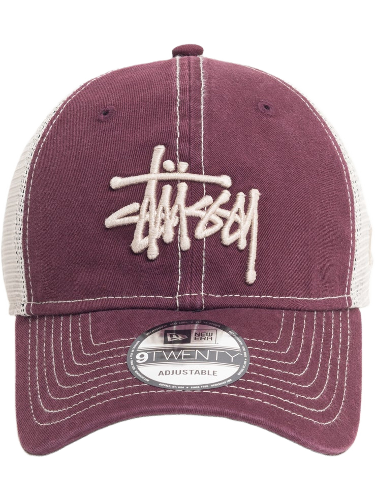 Imagem de: Boné Stüssy 9TWENTY Washed Basic Trucker Bordô