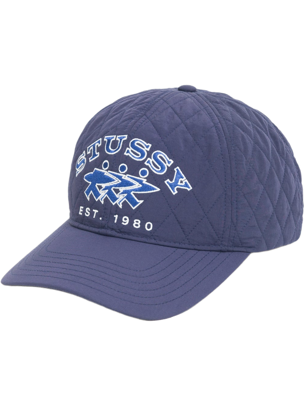 Imagem de: Boné Stüssy Quilted Surfwalk Snapback Azul Marinho