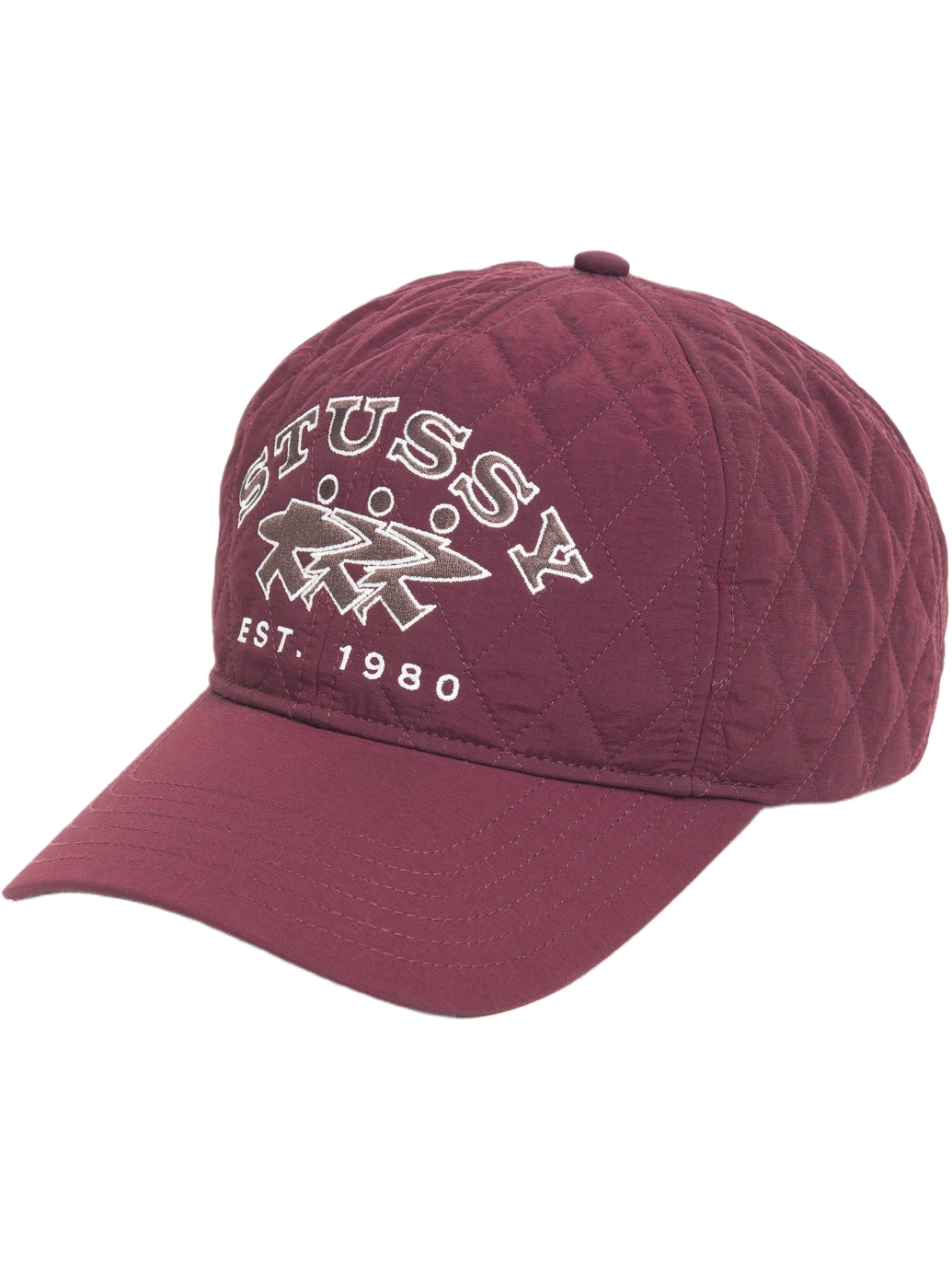 Imagem de: Boné Stüssy Quilted Surfwalk Snapback Vinho