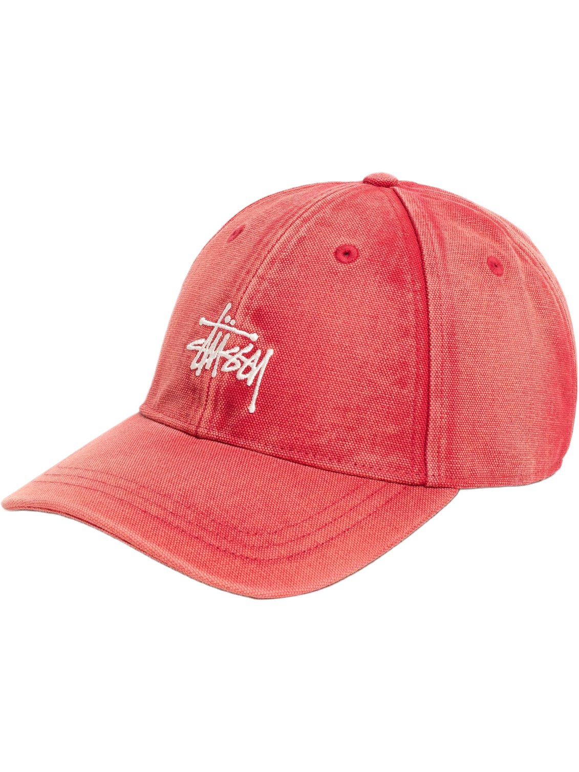 Imagem de: Boné Stüssy Washed Basic Cap Vermelho