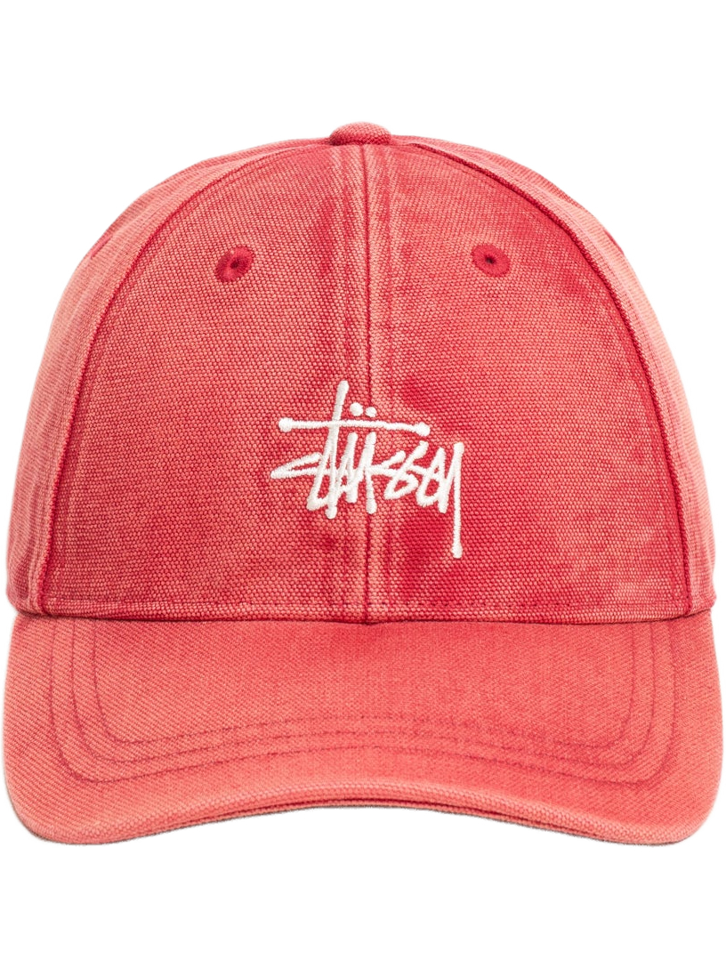 Imagem de: Boné Stüssy Washed Basic Cap Vermelho