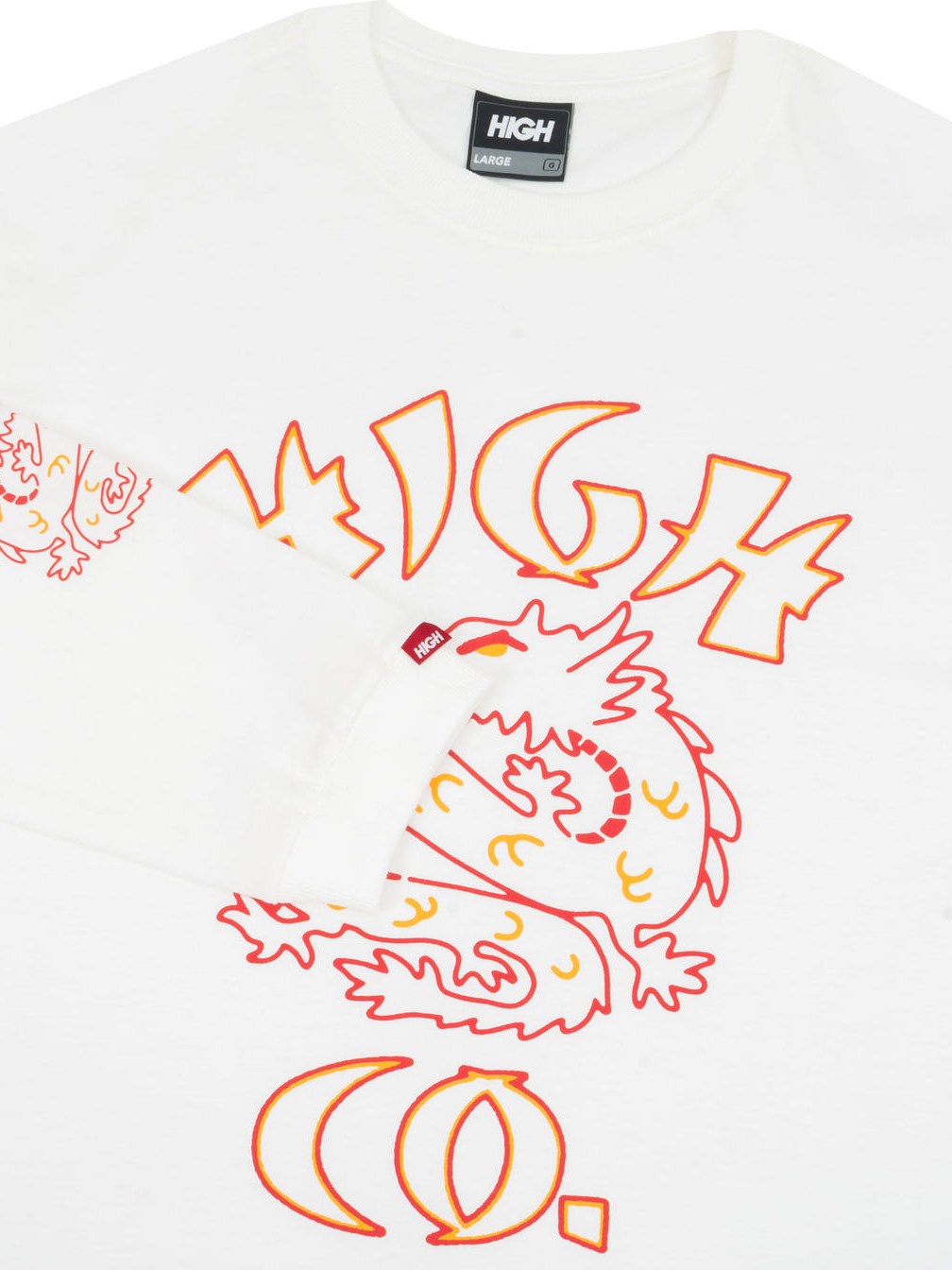 Imagem de: Camiseta Manga Longa HIGH Company Draco Branca