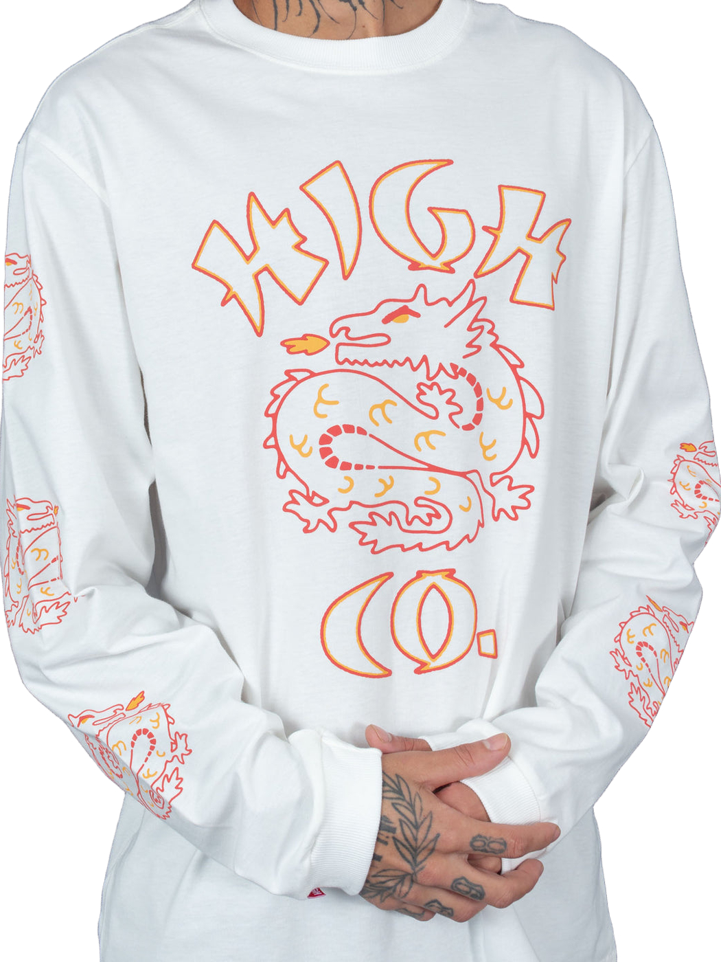 Imagem de: Camiseta Manga Longa HIGH Company Draco Branca