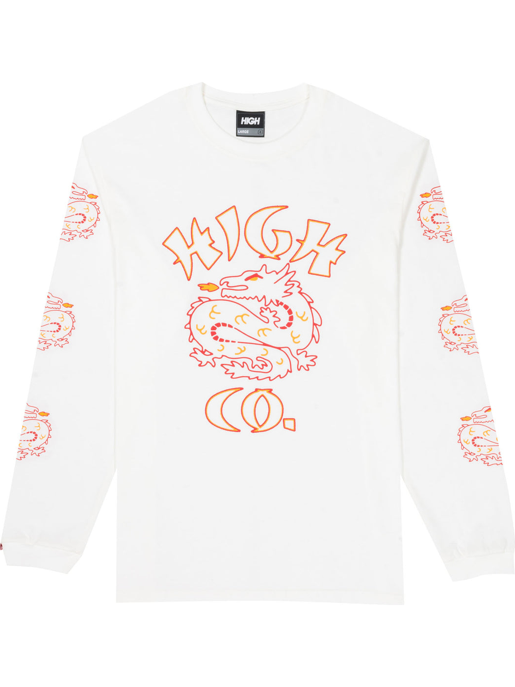 Imagem de: Camiseta Manga Longa HIGH Company Draco Branca