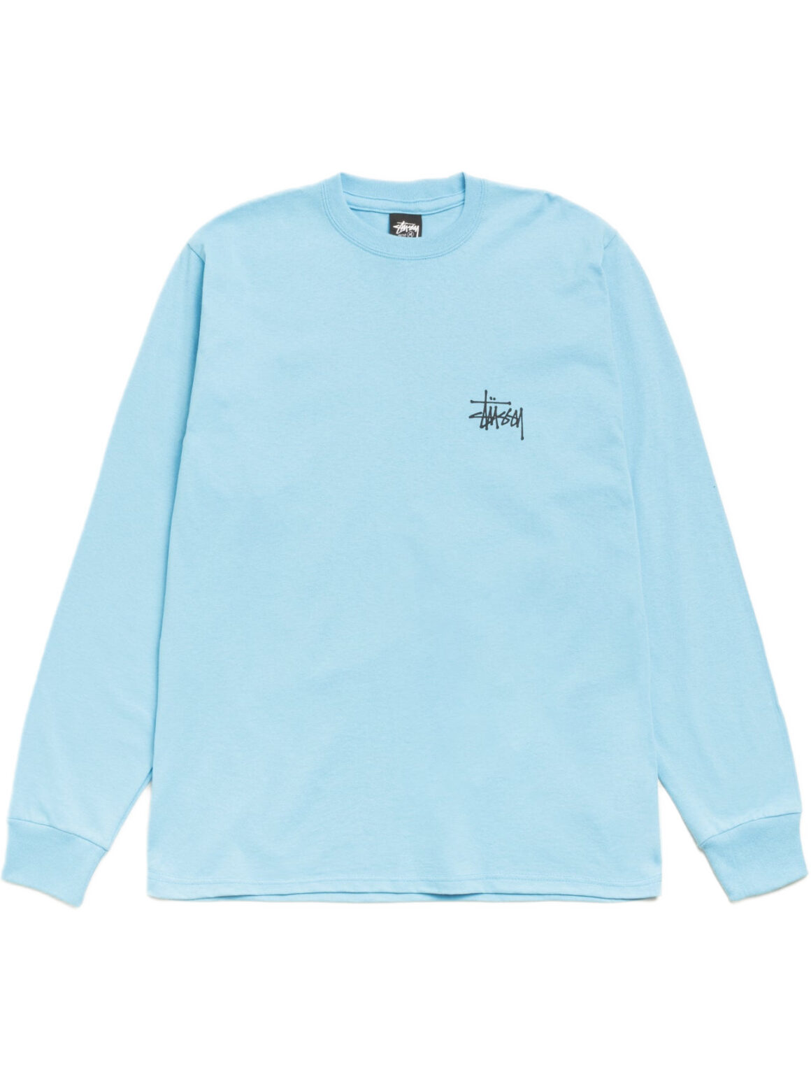 Imagem de: Camiseta Manga Longa Stüssy Basic Azul Céu