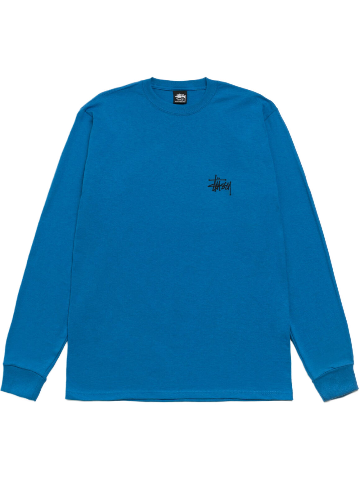Imagem de: Camiseta Manga Longa Stüssy Basic LS Tee Azul