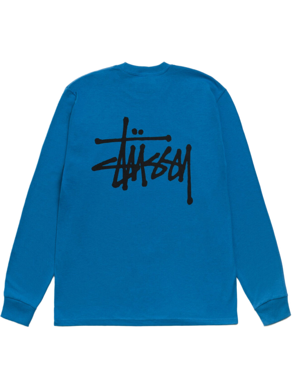 Imagem de: Camiseta Manga Longa Stüssy Basic LS Tee Azul