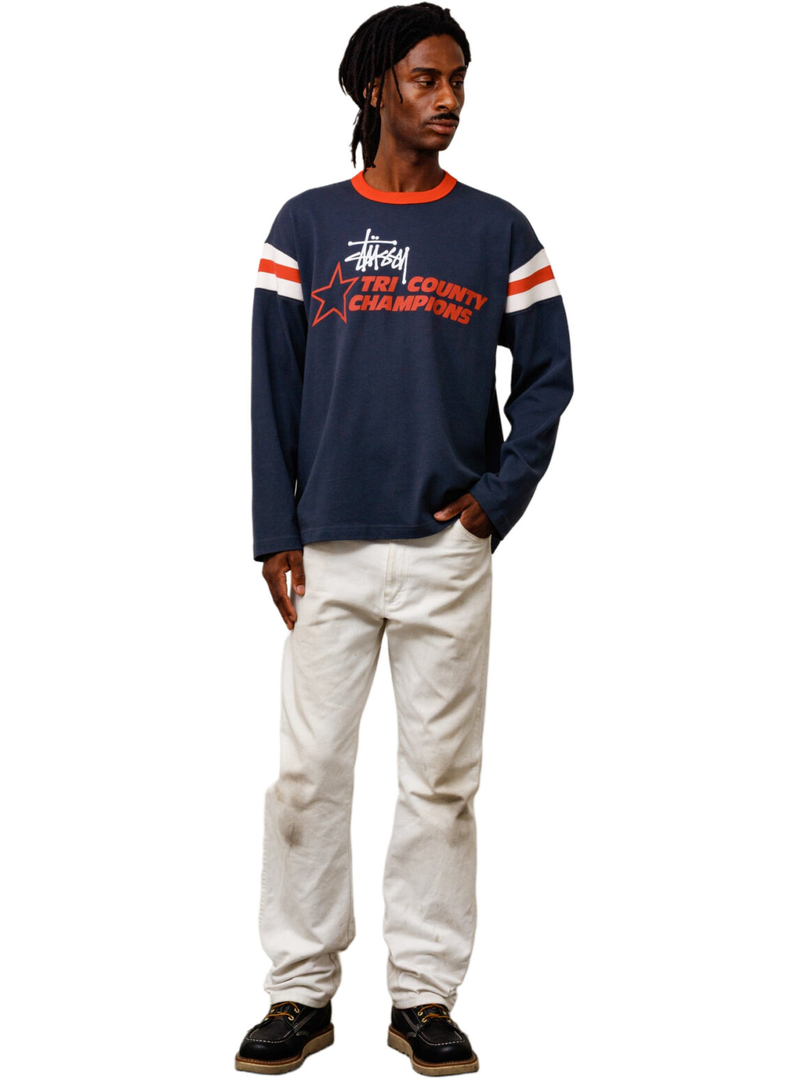 Imagem de: Camiseta Manga Longa Stüssy LS Ringer Tee