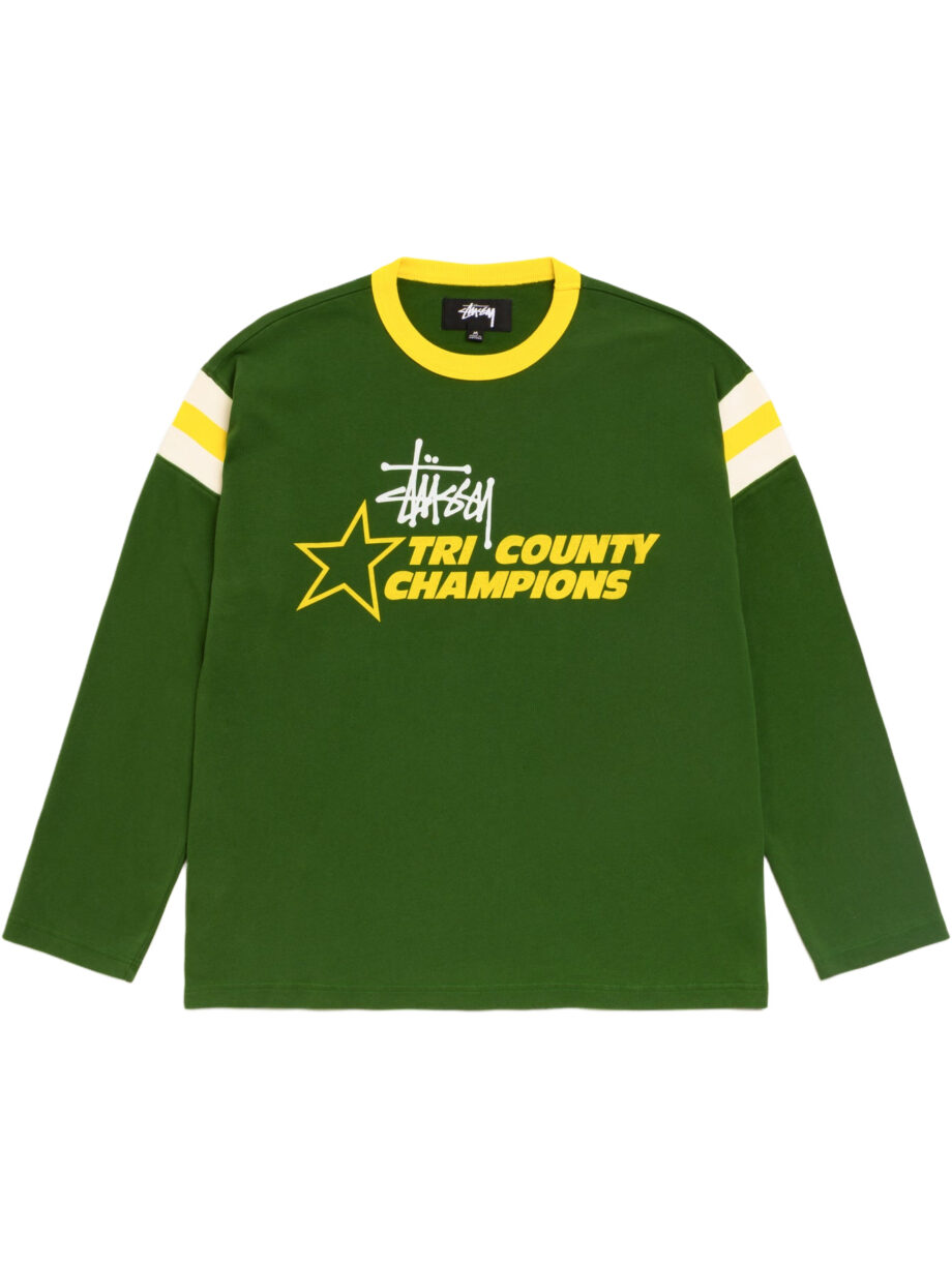 Imagem de: Camiseta Manga Longa Stüssy LS Ringer Tee Verde