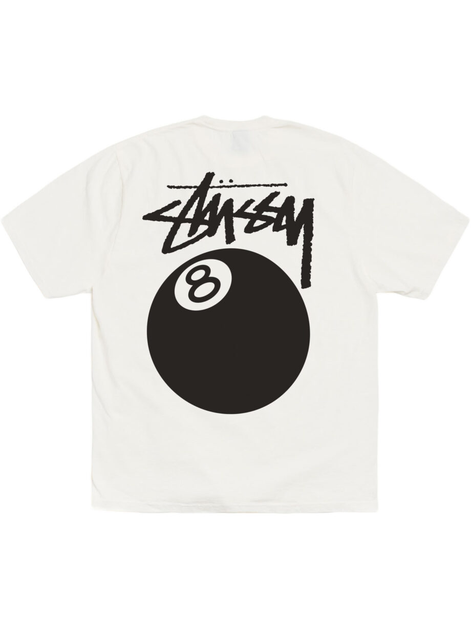 Imagem de: Camiseta Stüssy 8 Ball Pigment Dyed Branca
