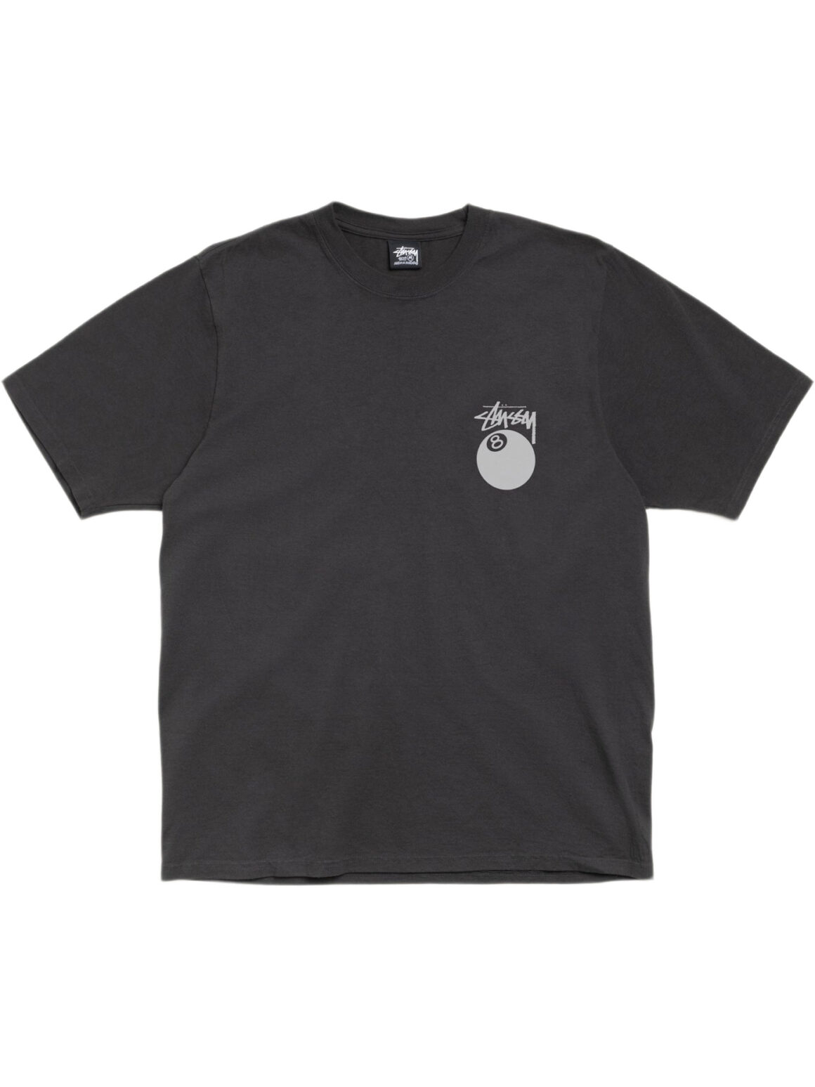 Imagem de: Camiseta Stüssy 8 Ball Pigment Dyed Preto Estonado
