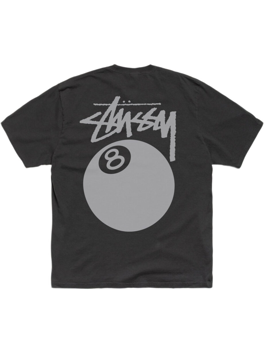 Imagem de: Camiseta Stüssy 8 Ball Pigment Dyed Preto Estonado