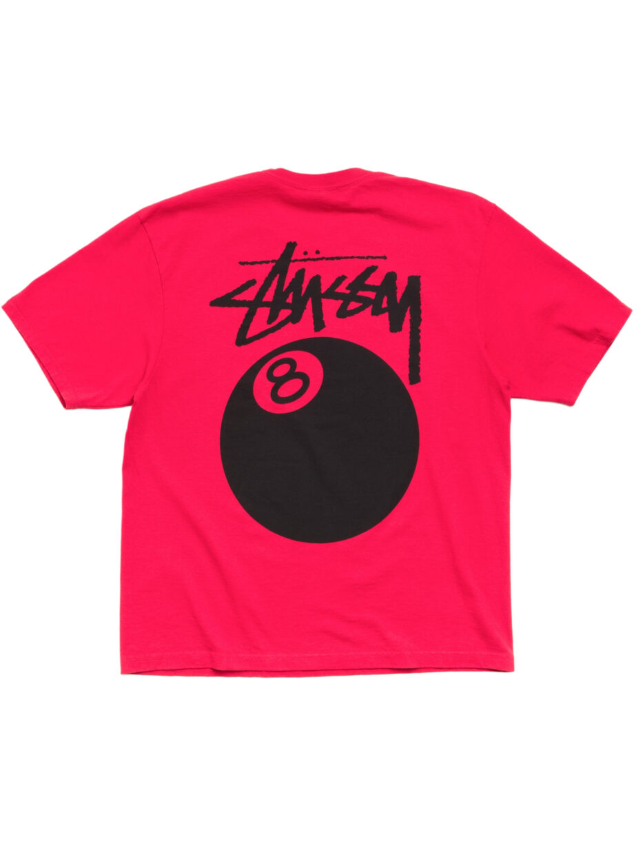 Imagem de: Camiseta Stüssy 8 Ball Tee Vermelha