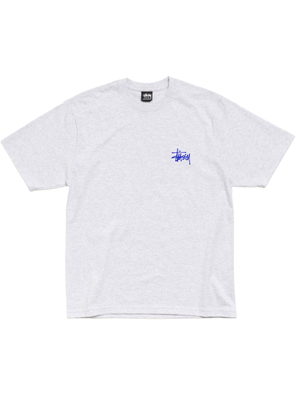 Imagem de: Camiseta Stüssy Basic Tee Cinza Mescla Azul