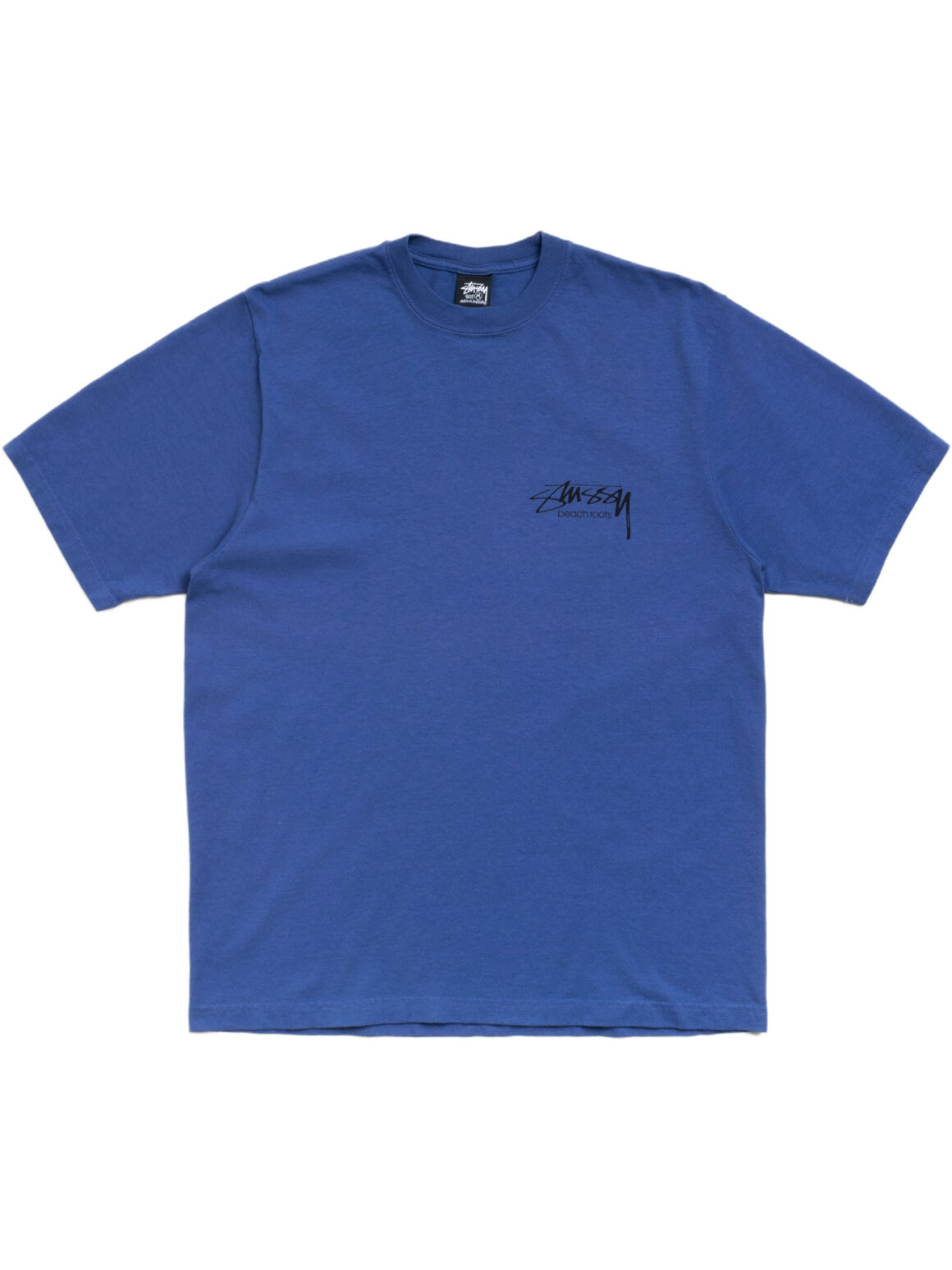 Imagem de: Camiseta Stüssy Beach Roots Pigment Dyed Índigo