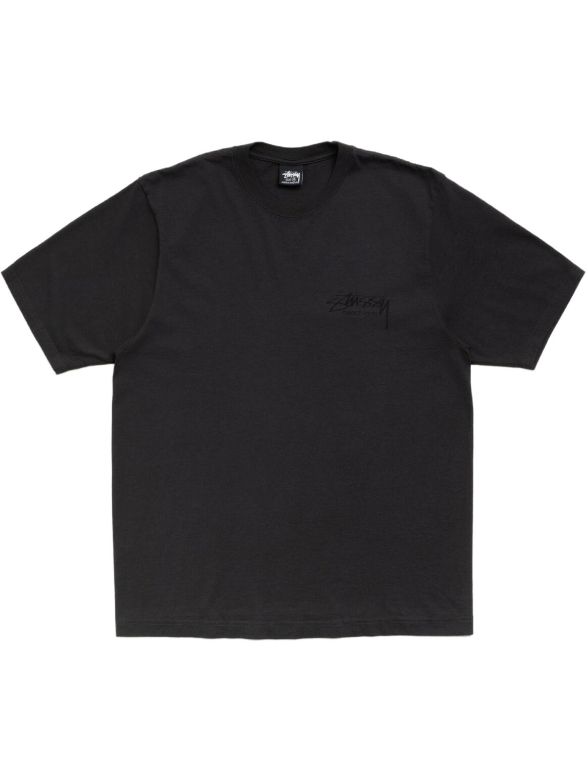 Imagem de: Camiseta Stüssy Beach Roots Pigment Dyed Preto Desbotado