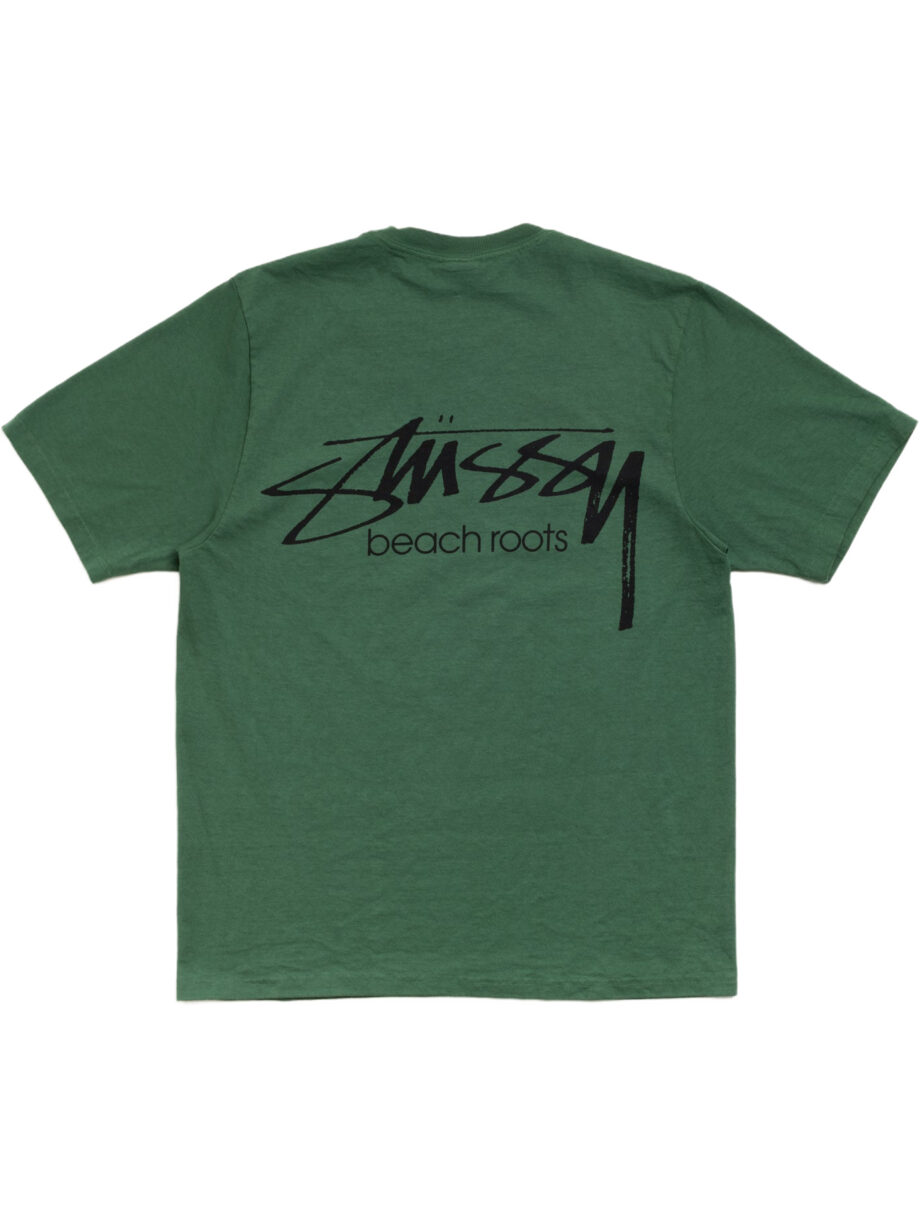 Imagem de: Camiseta Stüssy Beach Roots Pigment Dyed Verde