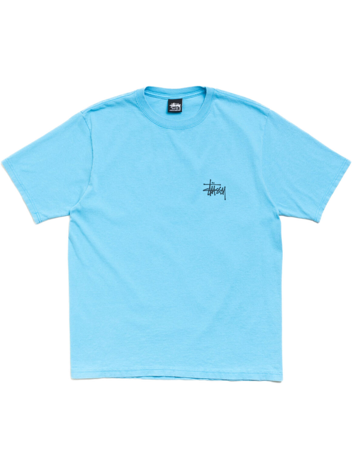 Imagem de: Camiseta Stüssy Big Dog Stone Washed Azul Céu
