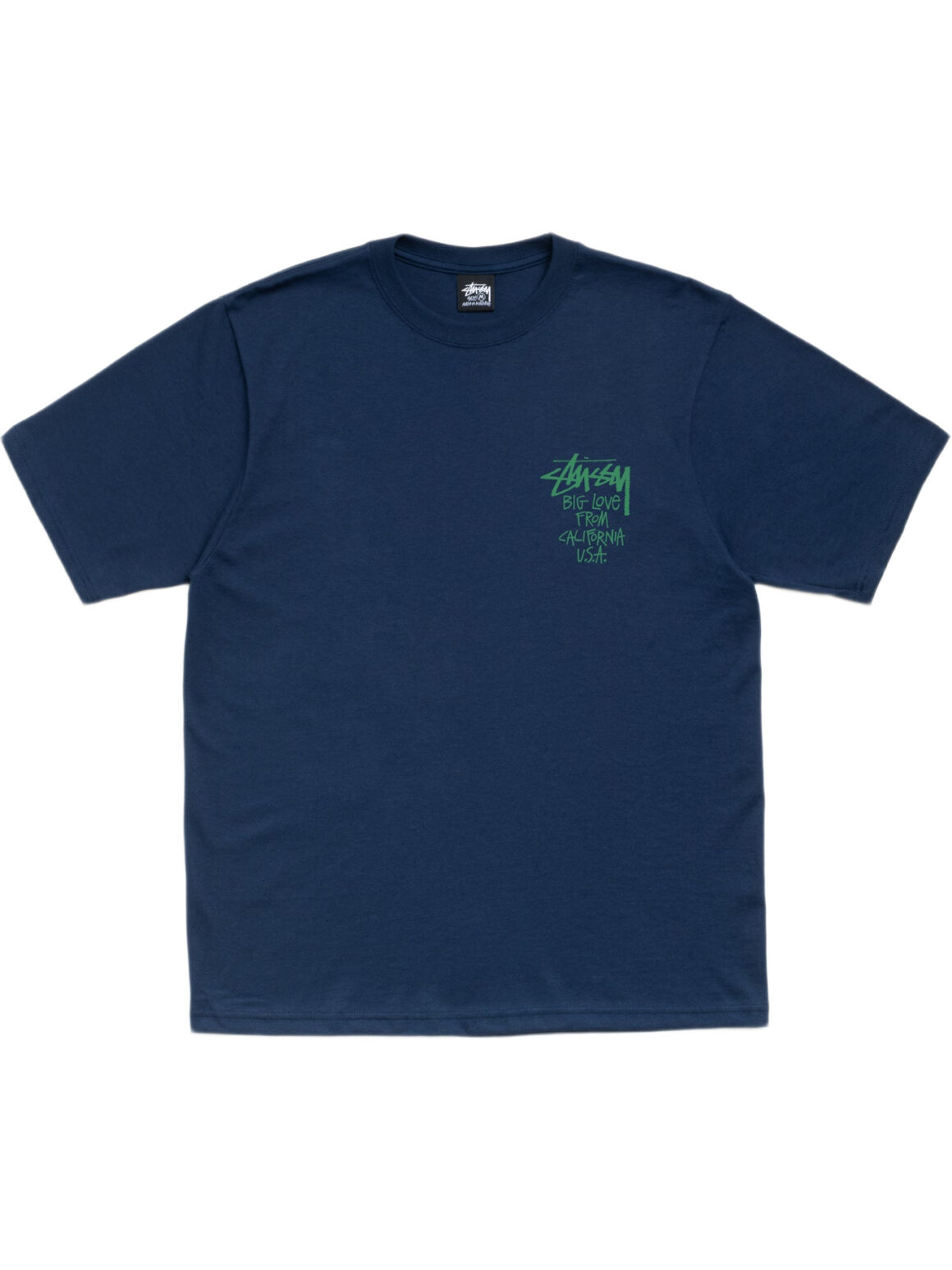 Imagem de: Camiseta Stüssy Big Love Azul Marinho