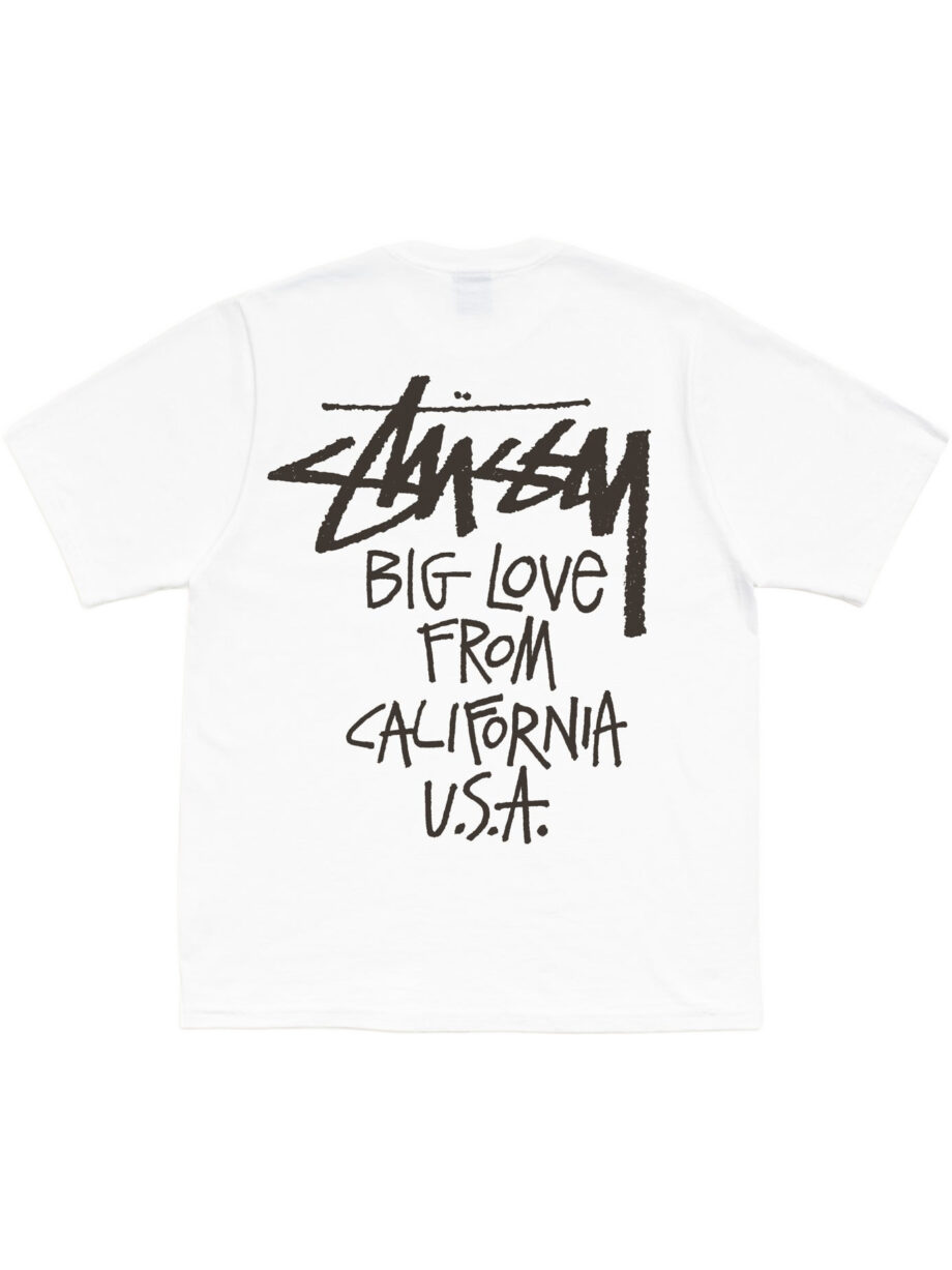 Imagem de: Camiseta Stüssy Big Love Tee Branca