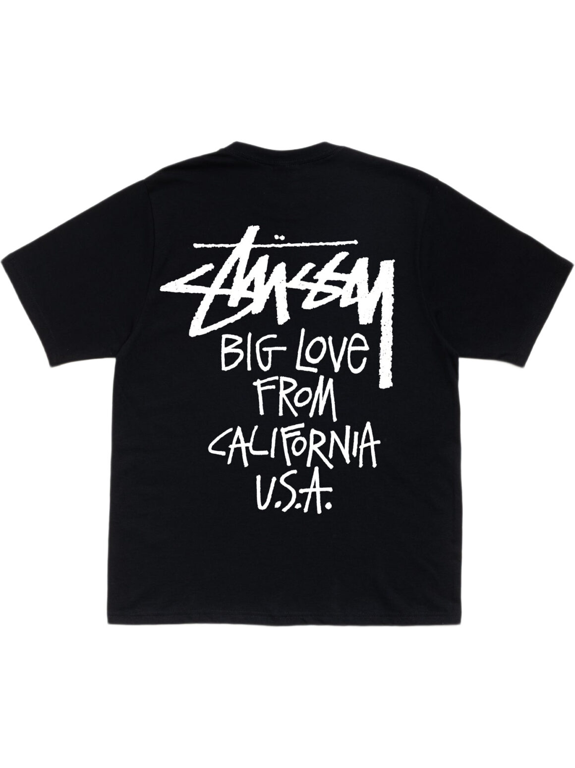 Imagem de: Camiseta Stüssy Big Love Tee Preta