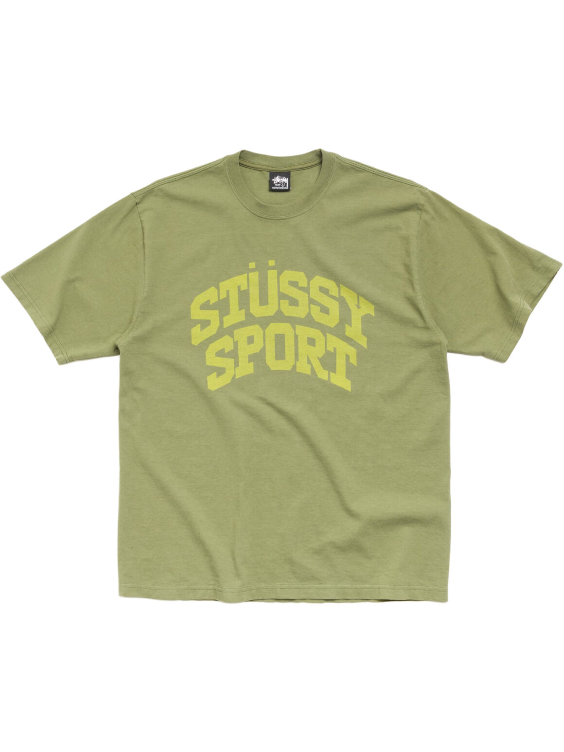 Imagem de: Camiseta Stüssy Block Sport Verde Oliva