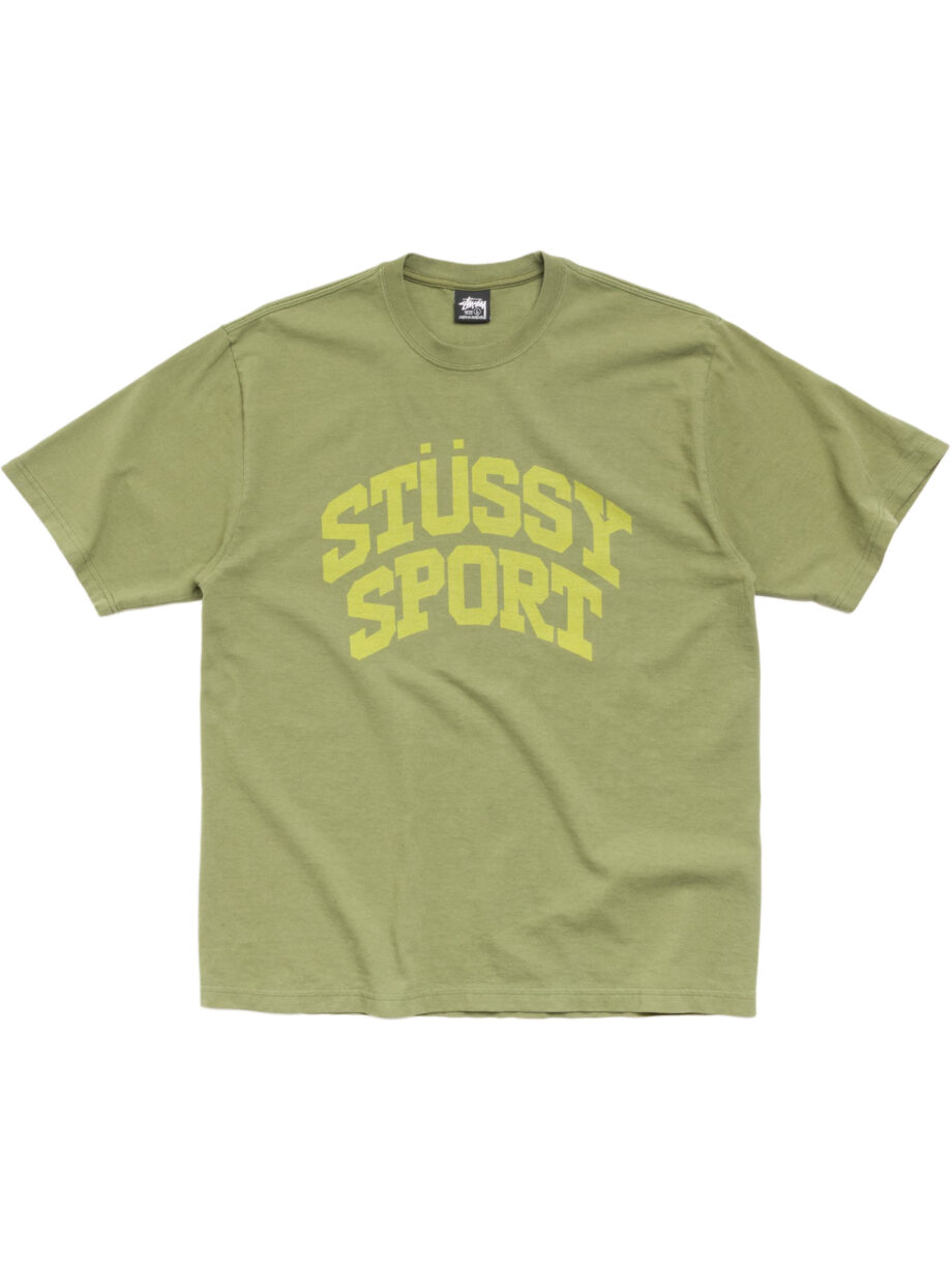 Imagem de: Camiseta Stüssy Block Sport Verde Oliva