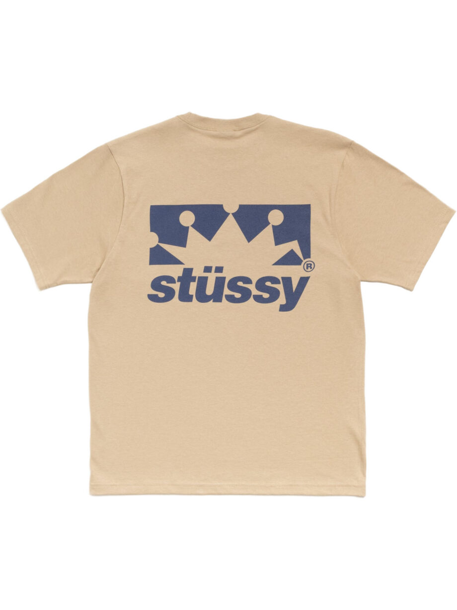Imagem de: Camiseta Stüssy Box Crown Tee Cáqui