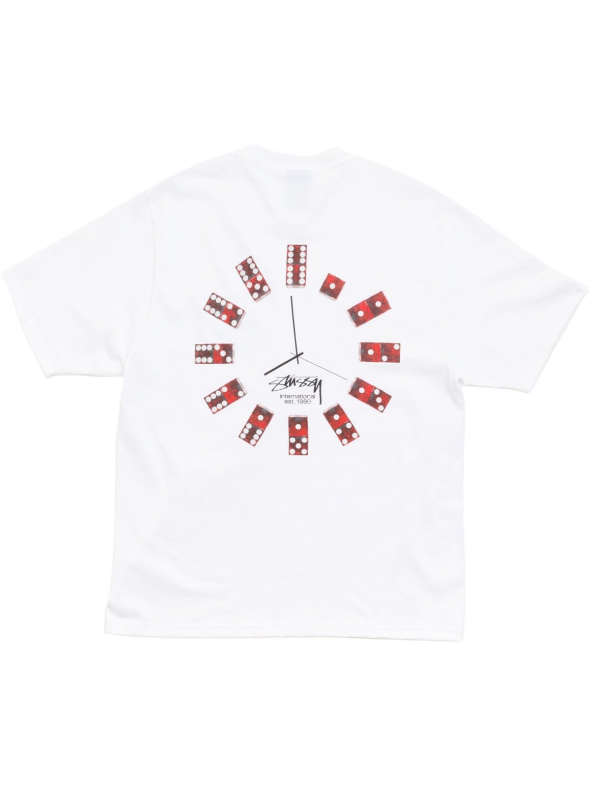Imagem de: Camiseta Stüssy Dice Clock Branca