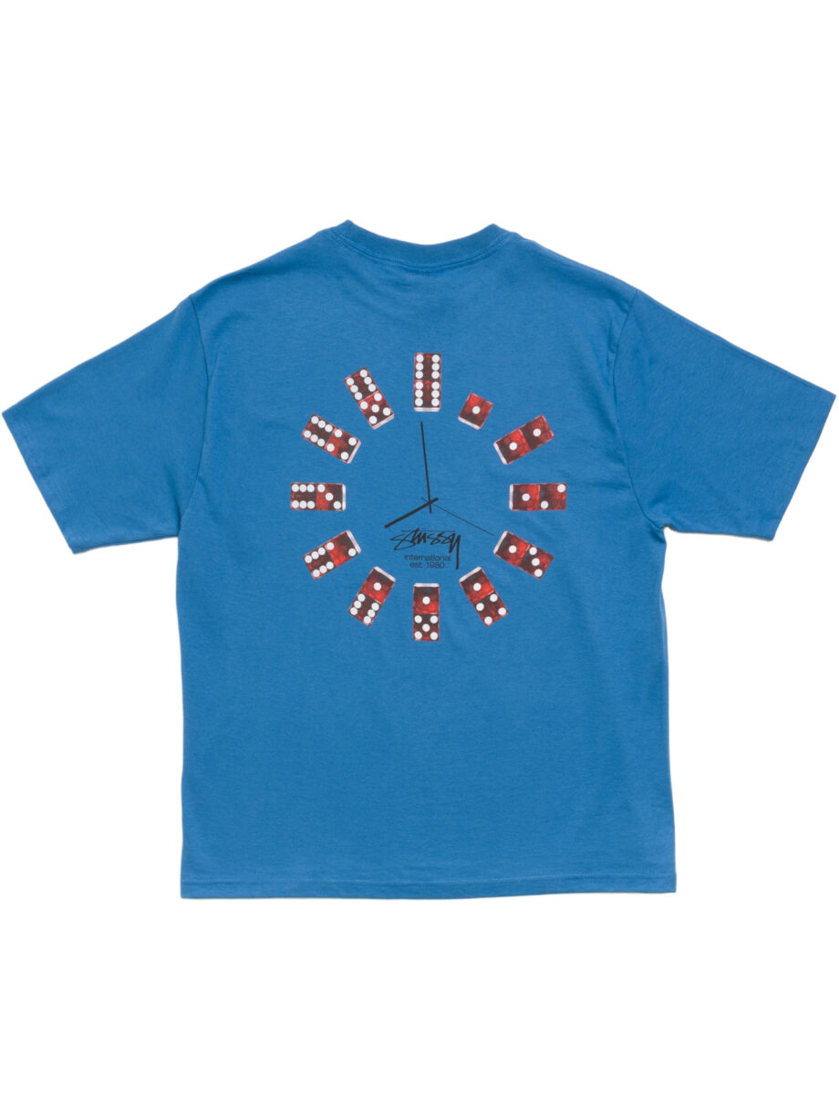 Imagem de: Camiseta Stüssy Dice Clock Tee Azul