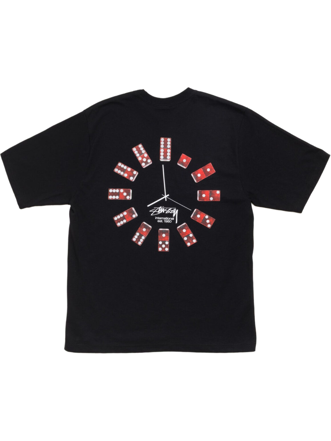 Imagem de: Camiseta Stüssy Dice Clock Tee Preto