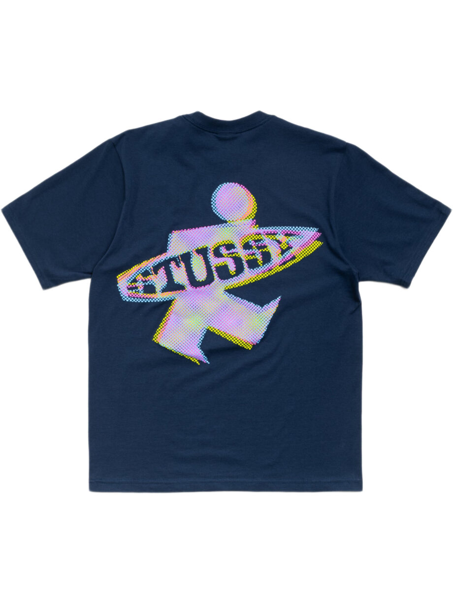 Imagem de: Camiseta Stüssy Dot Surf Puff Print Azul Marinho