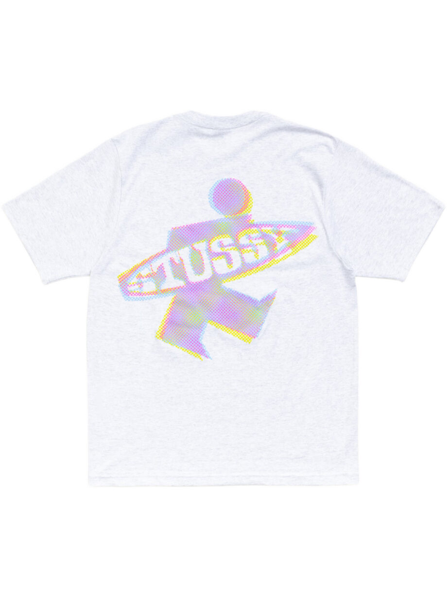 Imagem de: Camiseta Stüssy Dot Surf Puff Print Cinza Mescla
