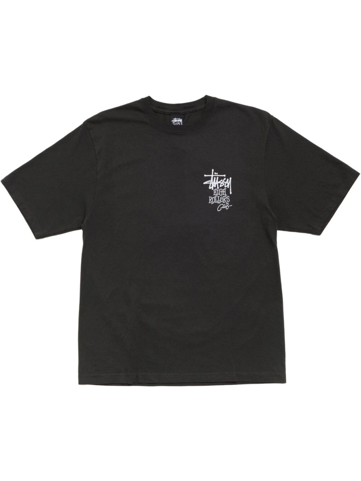 Imagem de: Camiseta Stüssy High Rollers Tee Preto Desbotado