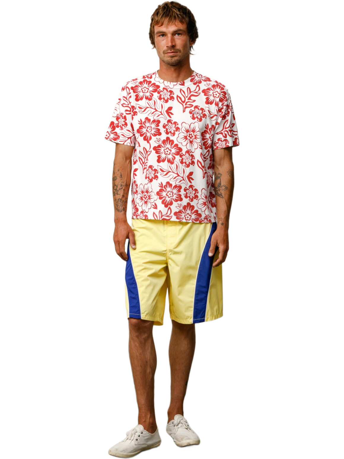 Imagem de: Camiseta Stüssy Lazy Floral Branca
