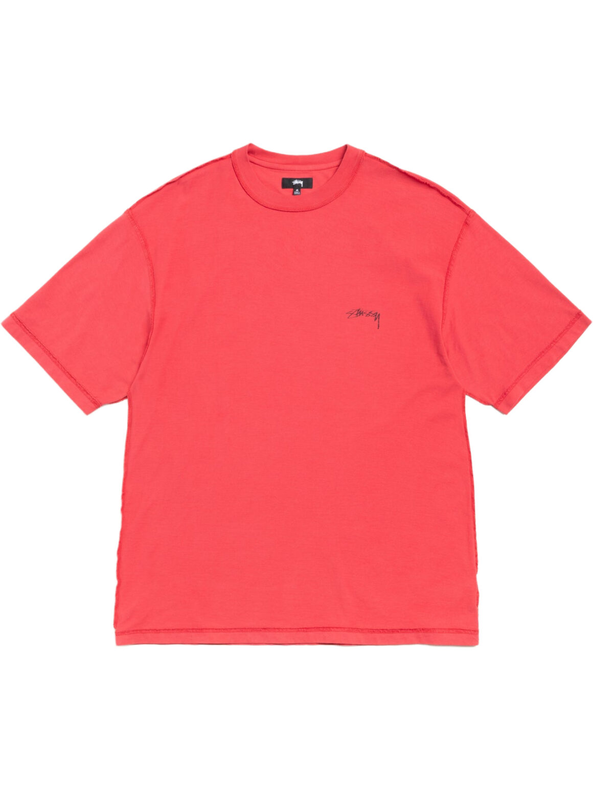 Imagem de: Camiseta Stüssy Lazy Tee Vermelho Estonado