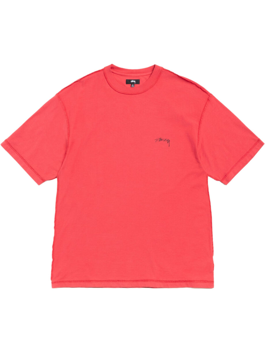 Imagem de: Camiseta Stüssy Lazy Tee Vermelho Estonado