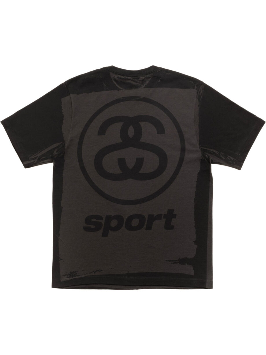 Imagem de: Camiseta Stüssy Link Sport Tee Pigment Dyed Preto Desbotado