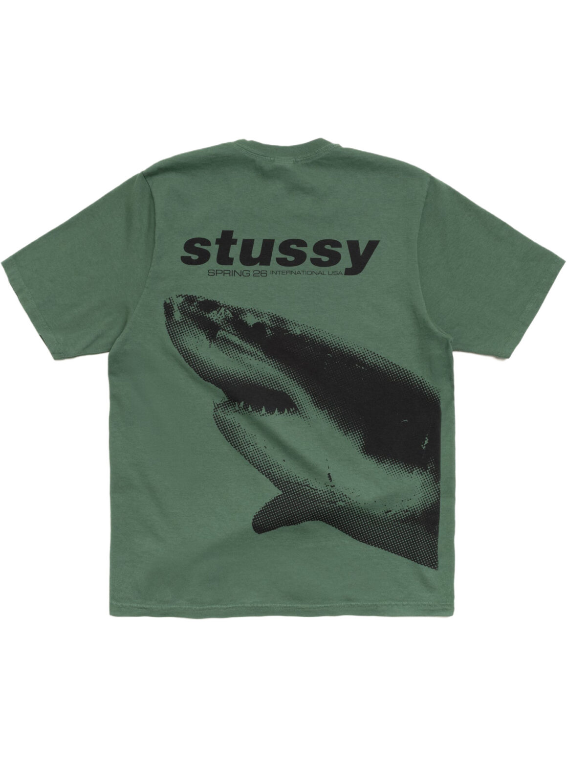 Imagem de: Camiseta Stüssy Shark Tee Pigment Dyed Verde