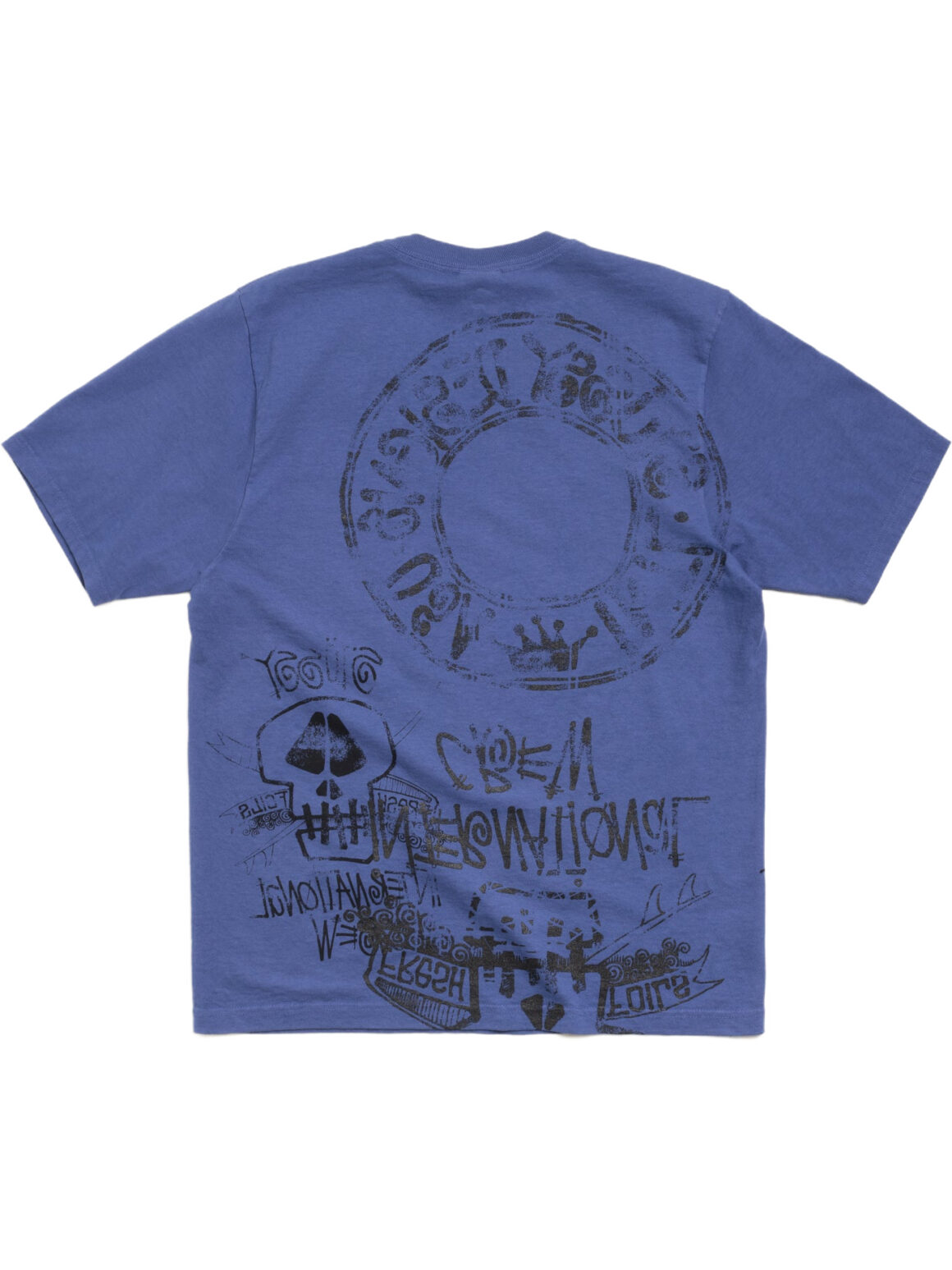 Imagem de: Camiseta Stüssy Skulls Pigment Dyed Índigo