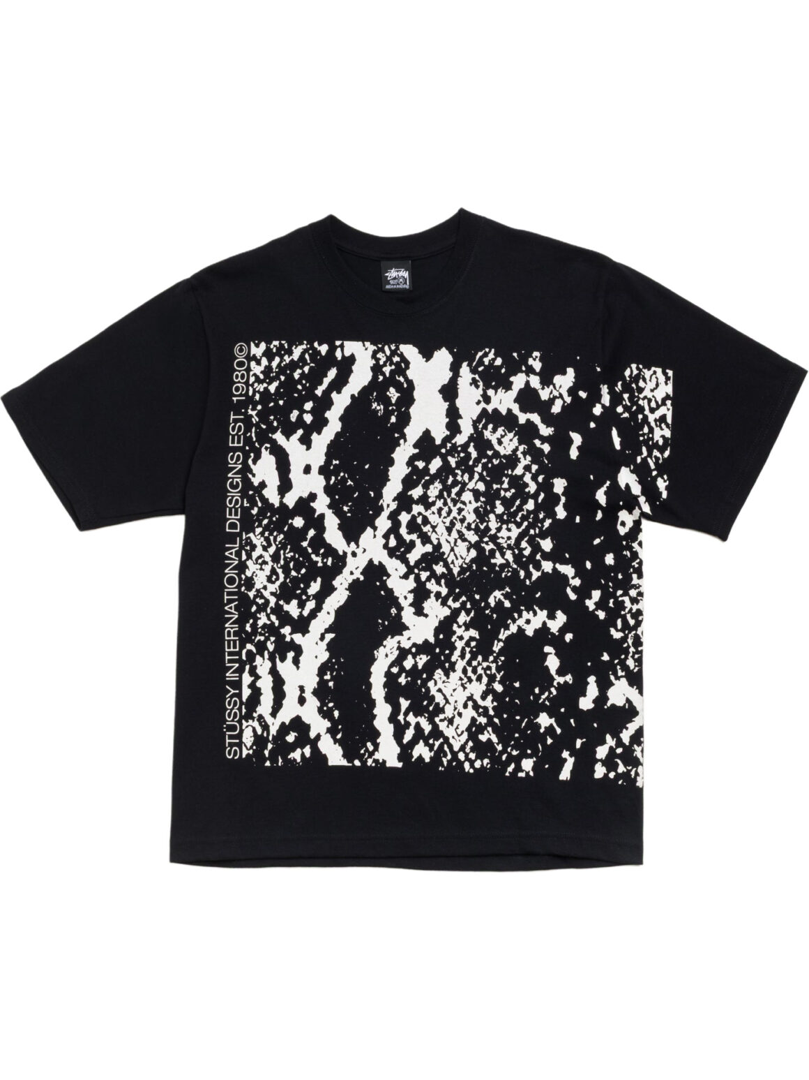 Imagem de: Camiseta Stüssy Snakeskin Preta