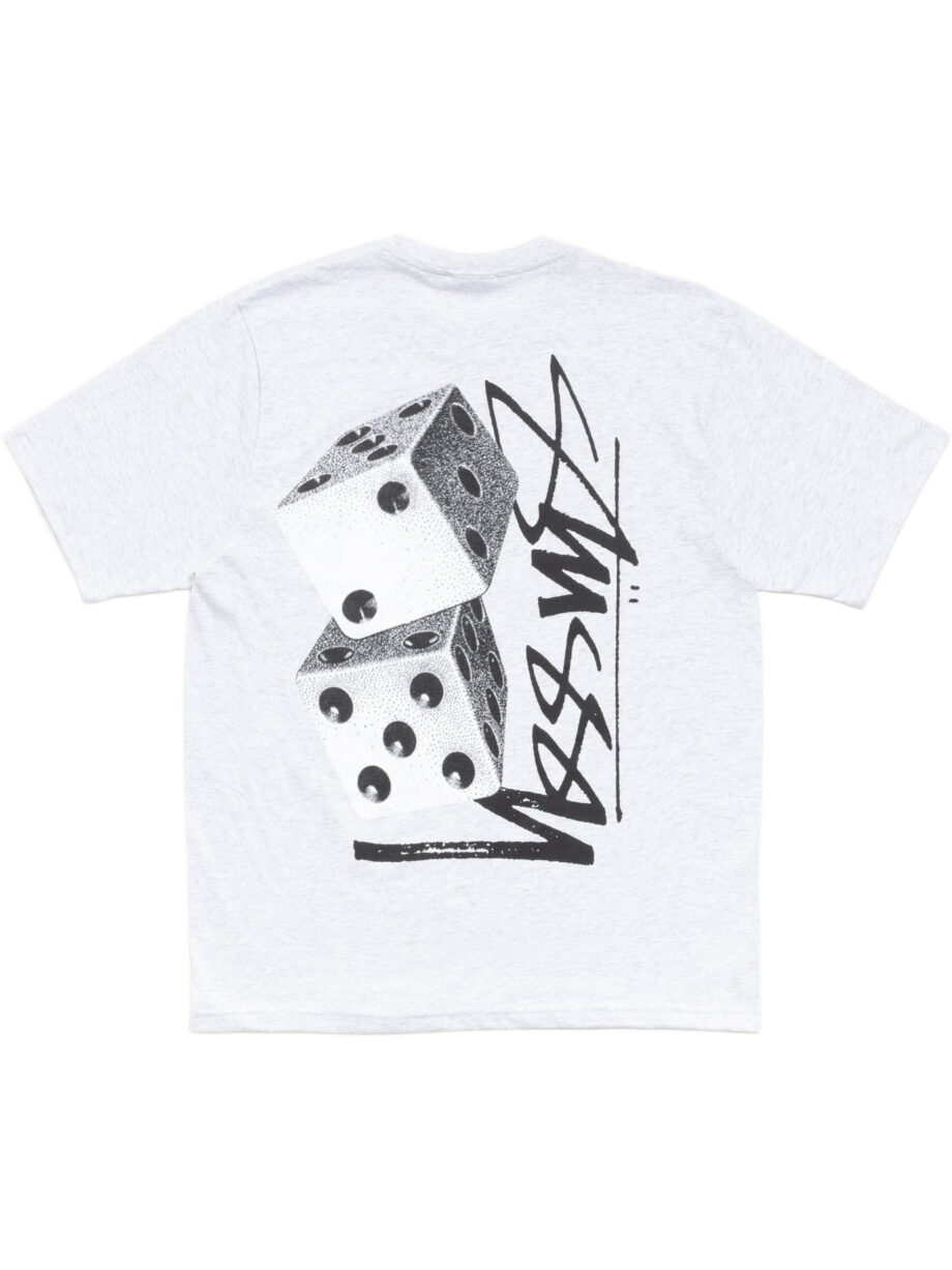 Imagem de: Camiseta Stüssy Tall Dice Tee Branca