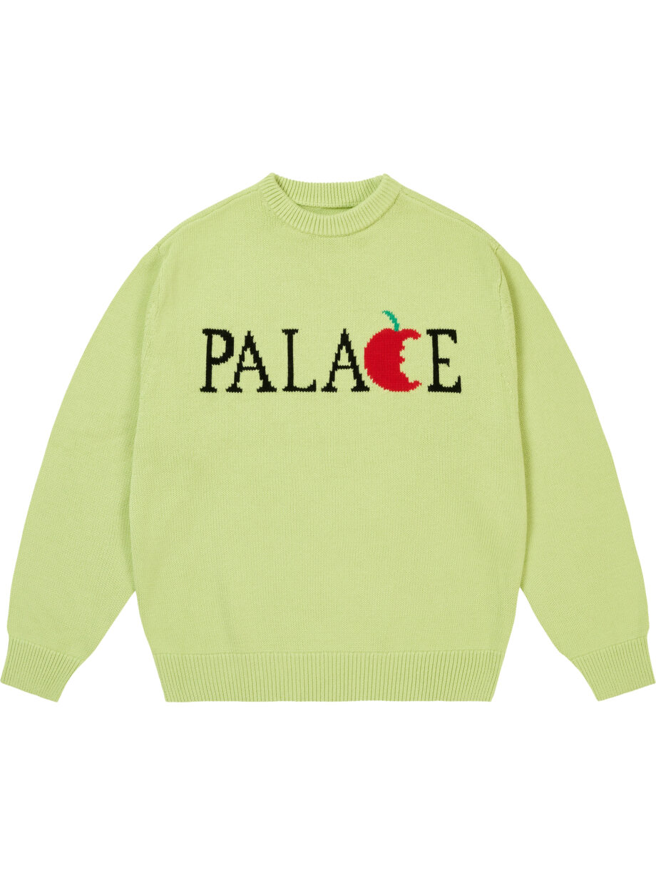 Imagem de: Suéter Palace Skateboards Big Apple Knit Fluorescente