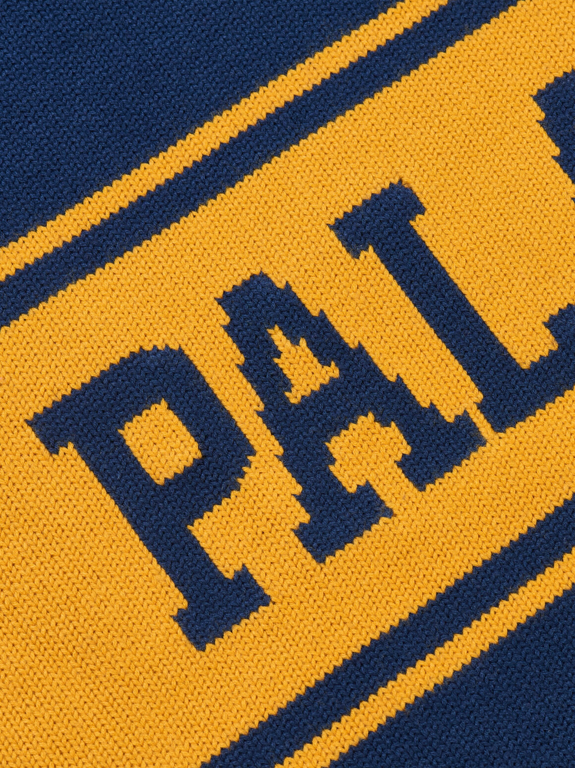 Imagem de: Suéter Palace Skateboards College Stripe Knit Azul Marinho