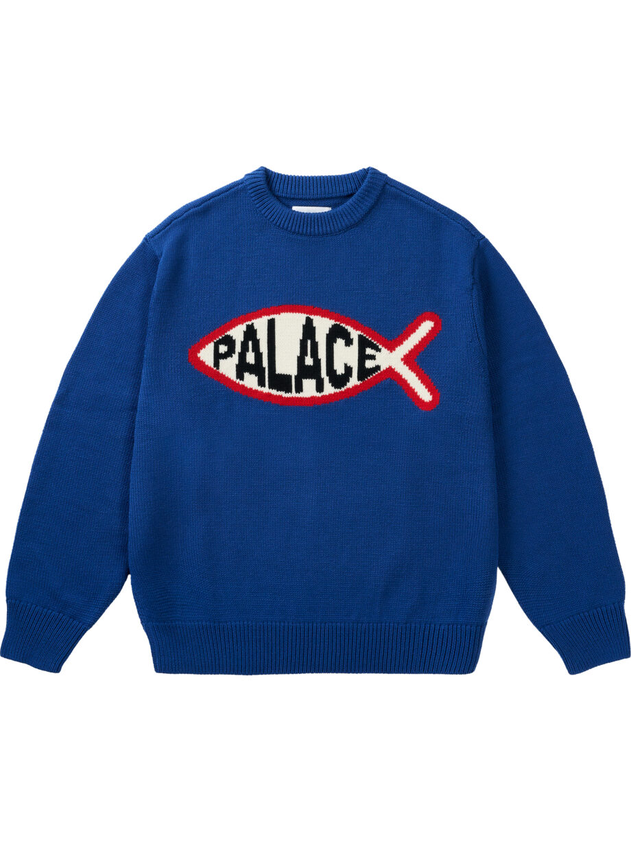 Imagem de: Suéter Palace Skateboards Plaice Knit Azul