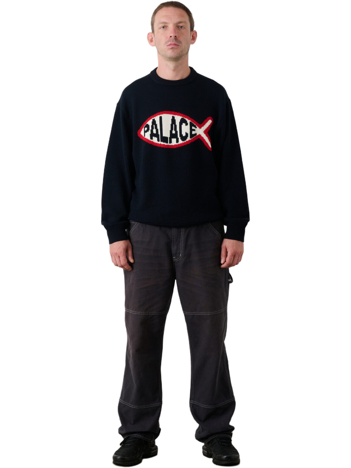 Imagem de: Suéter Palace Skateboards Plaice Knit Preto