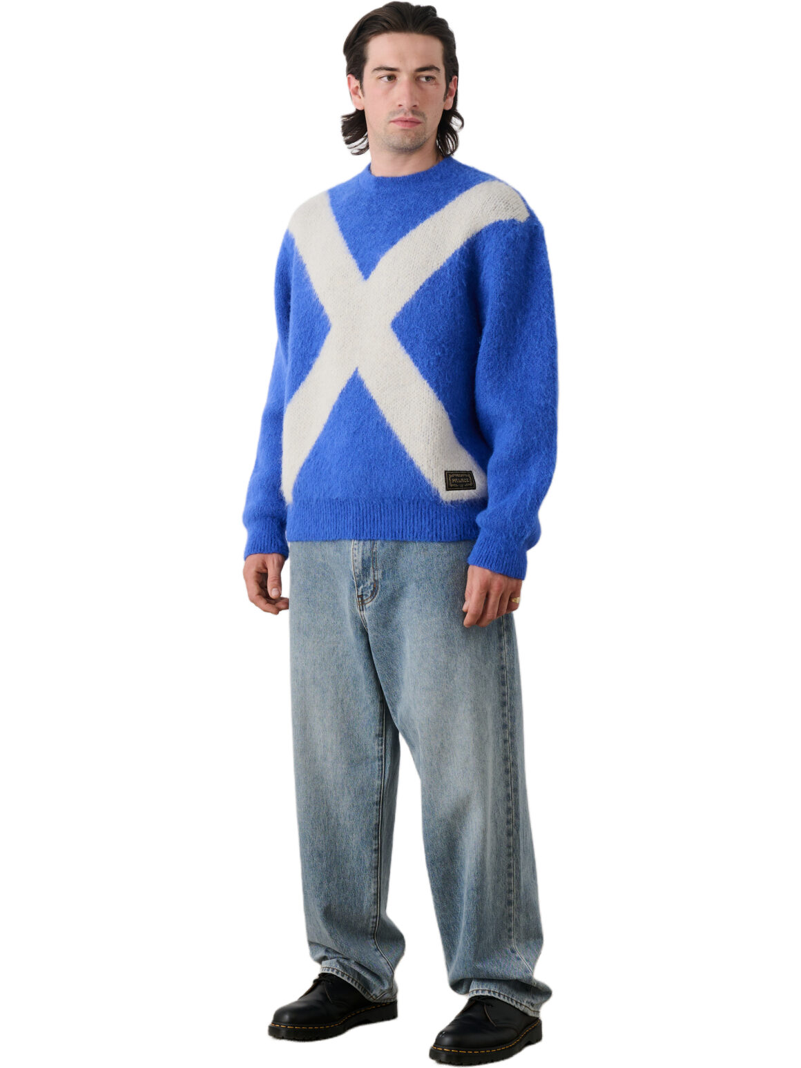 Imagem de: Suéter Palace Skateboards Too Hairy Flag Knit Scotland