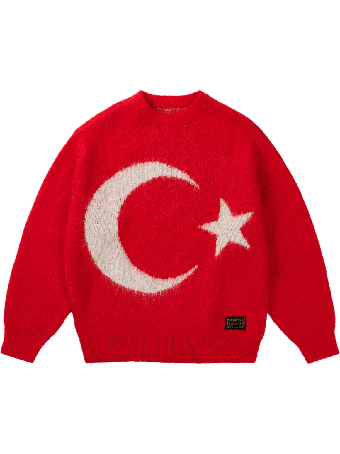 Imagem de: Suéter Palace Skateboards Too Hairy Flag Knit Türkiye