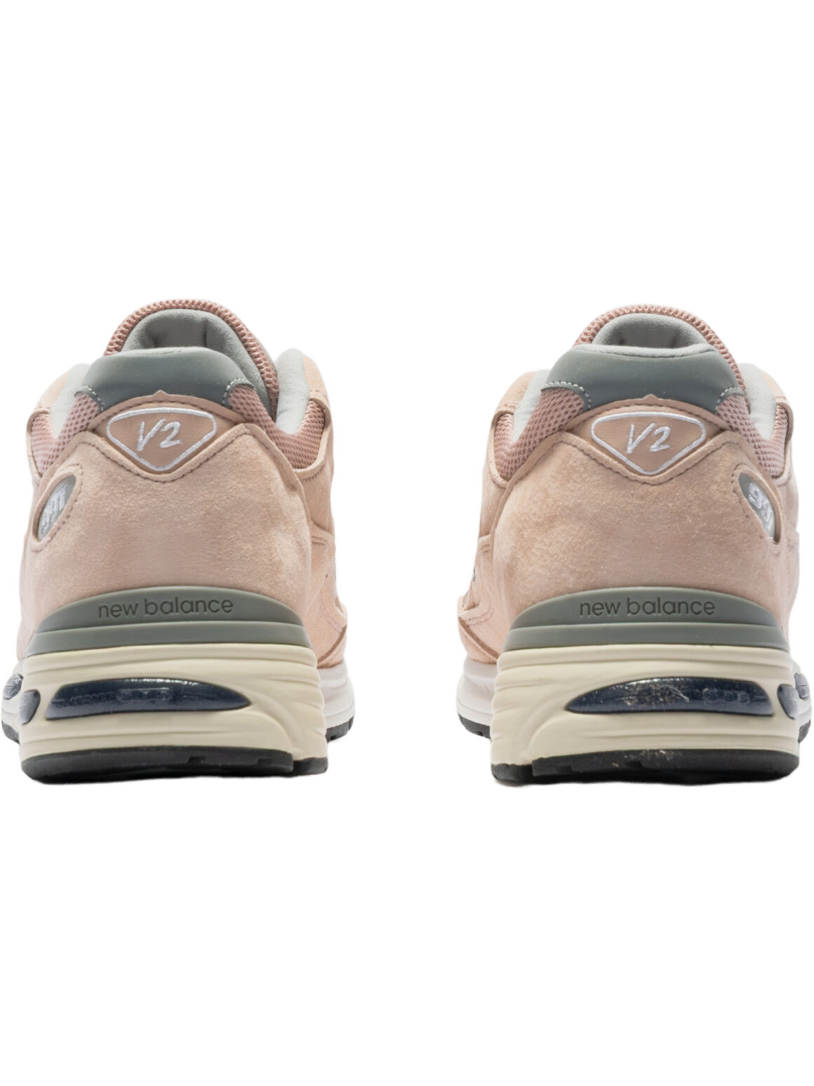Imagem de: Tênis New Balance Made In UK 991v2 Rosa Mogno e Prata