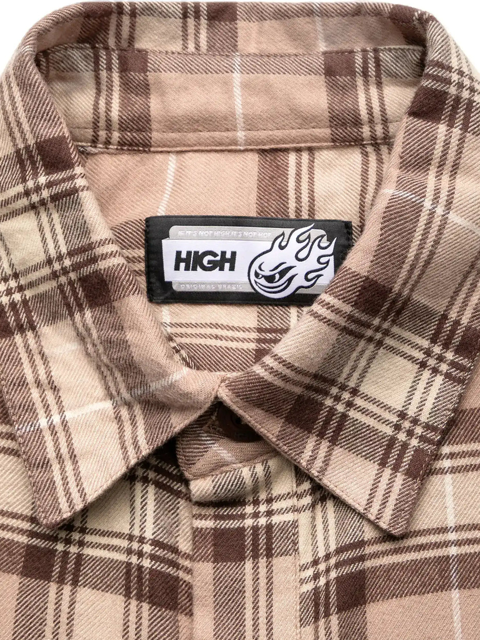 Imagem de: Camisa High Company Button Shirt Star Marrom Escuro